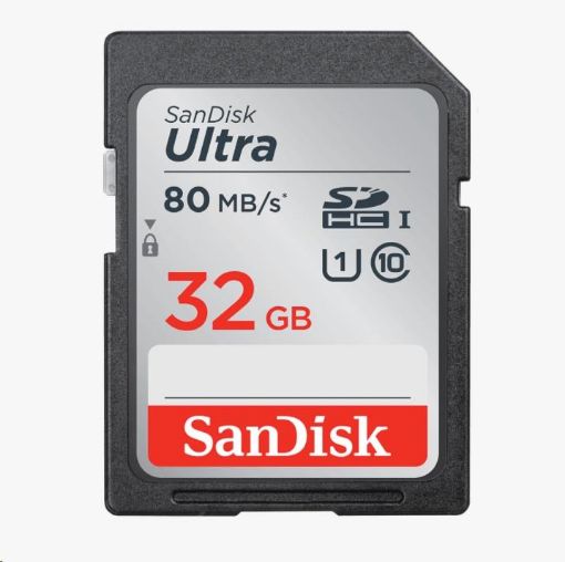 Obrázek SanDisk SDHC karta 32GB Ultra (100MB/s Class 10 UHS-I)