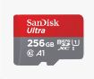 Obrázek SanDisk MicroSDXC karta 256GB Ultra (100MB/s, Class 10, Android) + adaptér