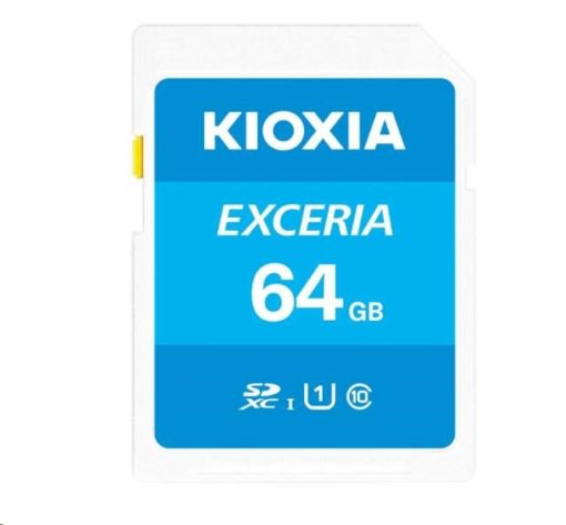 Obrázek KIOXIA Exceria SD card 64GB N203, UHS-I U1 Class 10