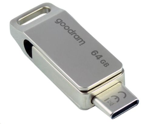 Obrázek GOODRAM Flash Disk 64GB ODA3, USB 3.2, stříbrná