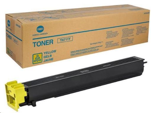 Obrázek Minolta Toner TN-711Y, žlutý do bizhub C654(e), C754(e), PRO C754e (31.5k)