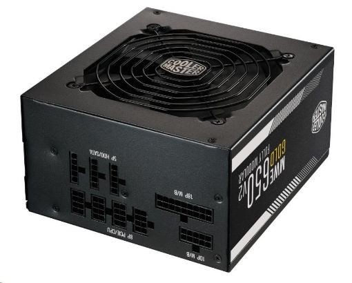 Obrázek Cooler Master zdroj  MWE 650 Gold-v2  Full modular, 650W, 80+ Gold