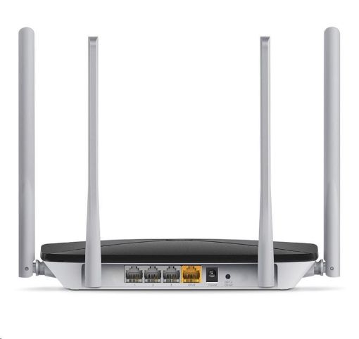 Obrázek MERCUSYS AC12 WiFi5 router (AC1200, 2,4GHz/5GHz, 3x100Mb/s LAN, 1x100Mb/s WAN)