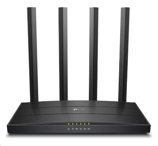 Obrázek TP-Link Archer C6U OneMesh/EasyMesh WiFi5 router (AC1200, 2,4GHz/5GHz, 4xGbELAN, 1xGbEWAN, 1xUSB2.0)