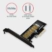 Obrázek AXAGON PCEM2-N, PCIe x4 - M.2 NVMe M-key slot adaptér, vč. LP