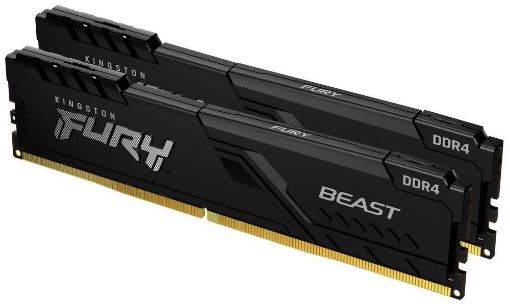 Obrázek KINGSTON DIMM DDR4 8GB (Kit of 2) 3200MT/s CL16 FURY Beast Černá