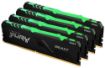 Obrázek KINGSTON DIMM DDR4 128GB (Kit of 4) 2666MT/s CL16 FURY Beast RGB