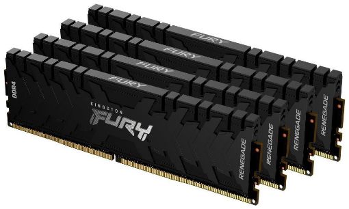 Obrázek KINGSTON DIMM DDR4 32GB (Kit of 4) 3200MT/s CL16 FURY Renegade Černá