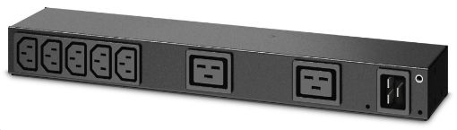 Obrázek APC Rack PDU, Basic, 0U/1U, 100-240V/20A, 220-240V/16A, (7) C13, (2) C19, IEC-320 C20