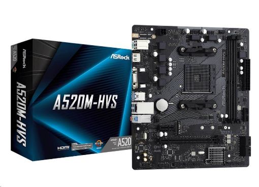 Obrázek ASRock MB Sc AM4 A520M-HVS, AMD A520M, 2xDDR4, HDMI