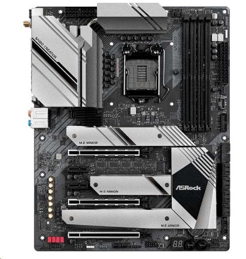 Obrázek ASRock MB Sc LGA1200 W480 CREATOR, Intel W480, 4xDDR4,HDMI