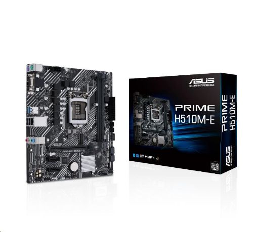 Obrázek ASUS MB Sc LGA1200 PRIME H510M-E, Intel H510, 2xDDR4, 1xDP, 1xHDMI, 1xVGA, mATX