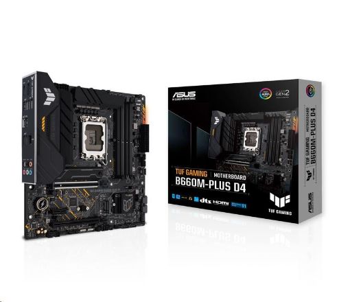 Obrázek ASUS MB Sc LGA1700 TUF GAMING B660M-PLUS DDR4, Intel B660, 4xDDR4, 1xDP, 1xHDMI, mATX