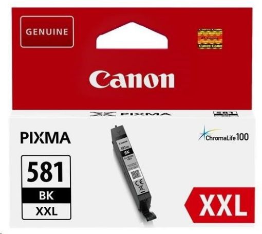 Obrázek Canon CARTRIDGE CLI-581 XXL černá pro PIXMA TS615x, TS625x, TS635x, TR7550, TS815x (6 360 str.)