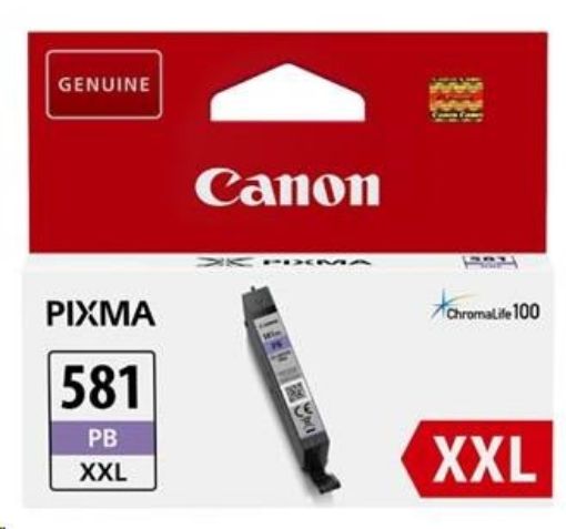 Obrázek Canon CARTRIDGE CLI-581 XXL foto modrá pro PIXMA TS615x, TS625x, TS635x, TR7550, TS815x (9 140 str.)