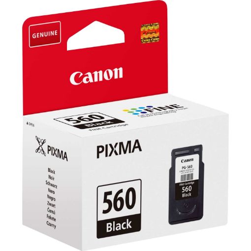 Obrázek Canon CARTRIDGE PG-560 černá pro Pixma TS5350, TS5351, TS5352, TS5353, TS7450, TS7451 (180 str.)