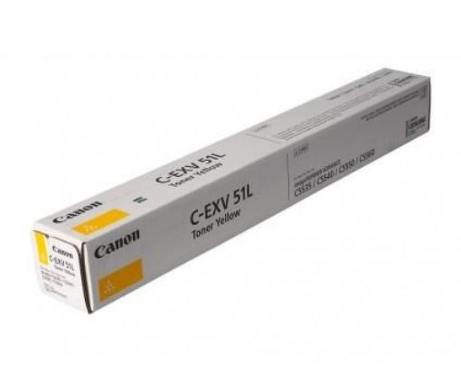 Obrázek Canon toner iR-C55xx, C57xx yellow (C-EXV51L) (26000 str.)