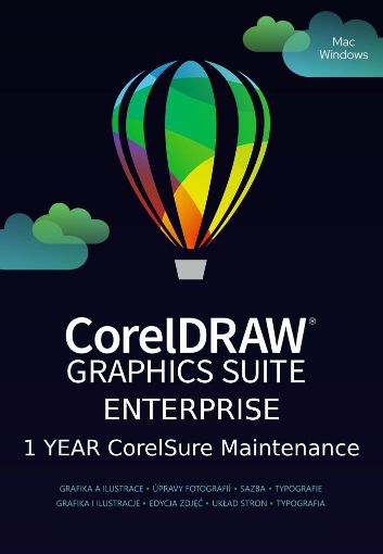 Obrázek CorelDRAW Graphics Suite Perpetual Education 1Y CorelSure Maintenance (5-50) (Windows/MAC)