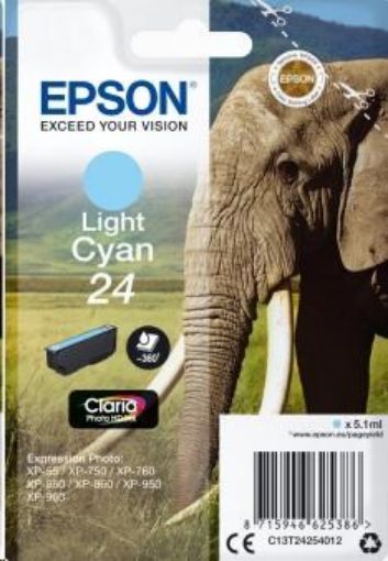 Obrázek EPSON ink bar Singlepack "Slon" Light Cyan 24 Claria Photo HD Ink