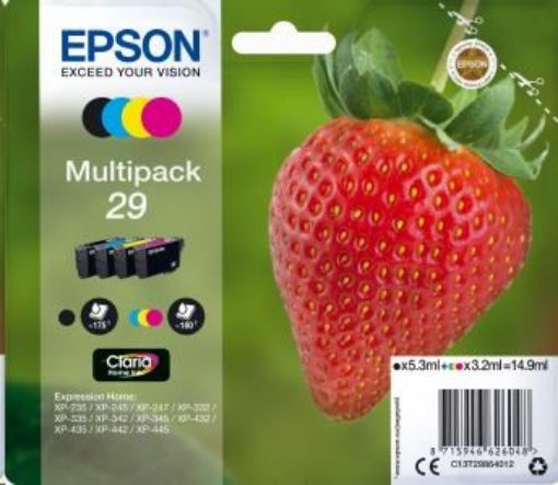 Obrázek EPSON Multipack 4-colours "Jahoda" 29 Claria Home Ink