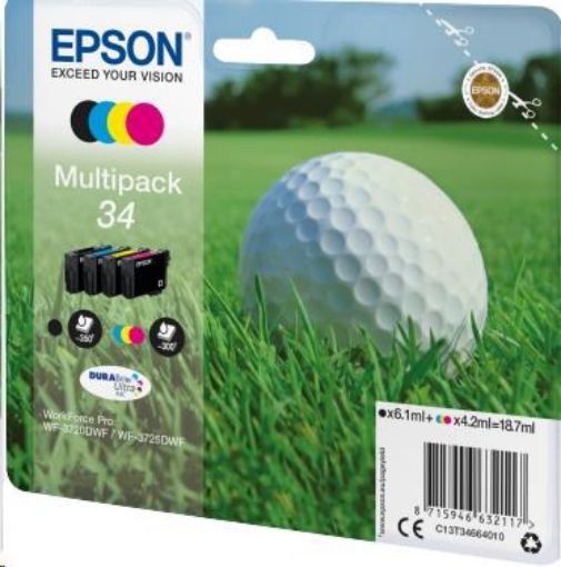 Obrázek EPSON ink Multipack 4-colours "Golf" 34 DURABrite Ultra Ink