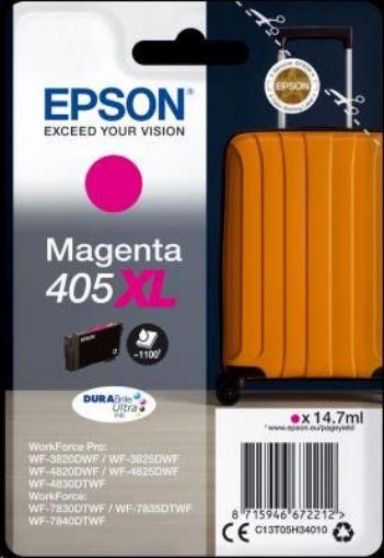 Obrázek EPSON ink Singlepack Magenta 405XL Durabrite Ultra