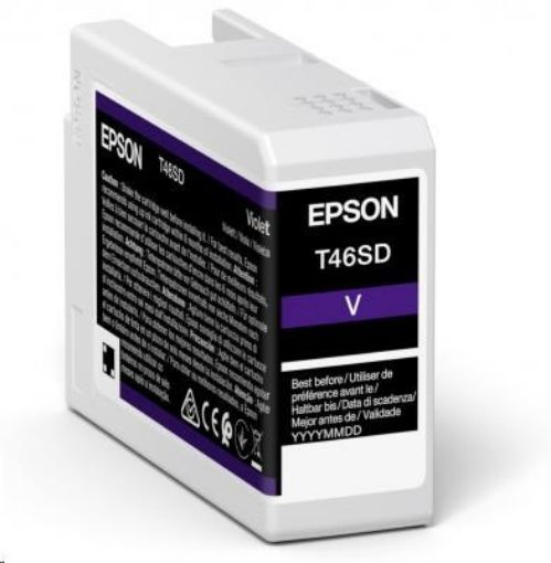 Obrázek EPSON ink Singlepack Violet T46SD UltraChrome Pro 10 ink 25ml