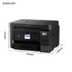 Obrázek EPSON tiskárna ink EcoTank L6270, 3v1, A4, 1200x4800dpi, 33ppm, USB, Wi-Fi, LAN, 3 roky záruka po reg.