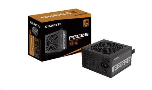 Obrázek GIGABYTE zdroj P550B, 550W, 80plus bronze, 12 cm fan