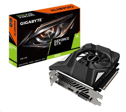 Obrázek GIGABYTE VGA NVIDIA GeForce GTX 1650 D6 LHR 4G, 4G GDDR6, 1xDP, 1xHDMI, 1xDVI