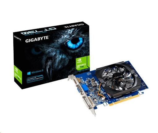 Obrázek GIGABYTE VGA NVIDIA GeForce GT 730 2G, 2G DDR3, 1xHDMI, 1xVGA, 1xDVI