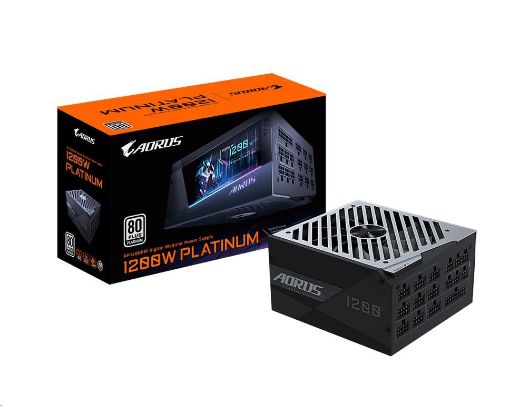 Obrázek GIGABYTE zdroj GP-AP1200PM, 1200W, 80plus platinum, modular, 140 mm fan