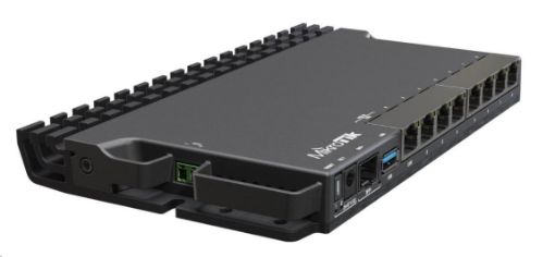 Obrázek MikroTik RouterBOARD RB5009UG+S+IN, 1400MHz CPU, 1GB RAM, 7xGbE, 1x2,5GbE, 1xSFP/SFP+, 1xUSB, Licence č. 5