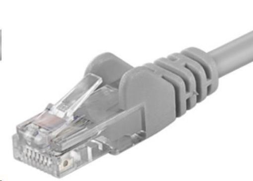 Obrázek PremiumCord Patch kabel UTP RJ45-RJ45 CAT6 1m šedá