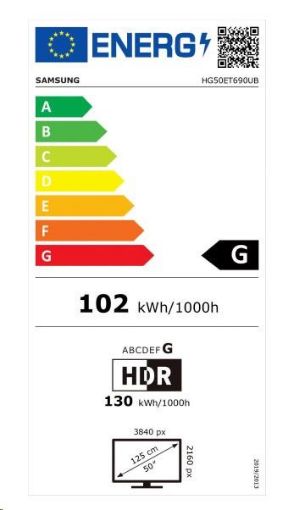 Obrázek SAMSUNG Hospitality TV  HG50ET690UXXEN