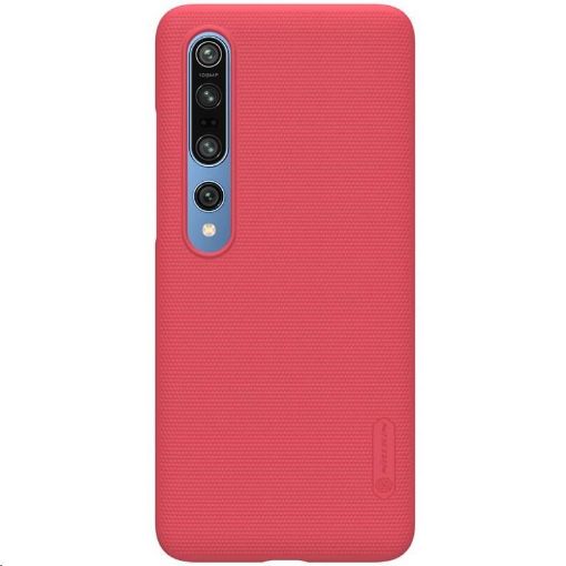 Obrázek Nillkin Super Frosted Shield pro Xiaomi Mi 10 / Xiaomi Mi 10 Pro Bright Red