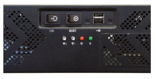 Obrázek CHIEFTEC skříň Rackmount 2U ATX, UNC-210TR-B-U3, without Riser Card, Black, 400W zdroj