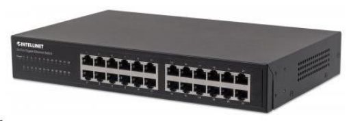 Obrázek Intellinet 24-port Gigabit Ethernet Switch, 24x GbE, fanless