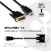 Obrázek Club3D Kabel DVI-D na HDMI 1.4 (M/M), 2m