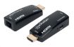 Obrázek MANHATTAN HDMI Extender by Single Cat5e/6 up to 60m, Black, Retail Box