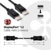 Obrázek Club3D Kabel certifikovaný DisplayPort 1.2, 4K60Hz UHD (M/M), 3m, 30 AWG