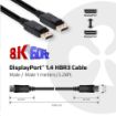 Obrázek Club3D Certifikovaný Kabel DisplayPort 1.4 HBR3 8K60Hz (M/M), 1m