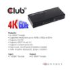 Obrázek Club3D Video splitter 1:4 HDMI 2.0 4K60Hz UHD, 4 porty