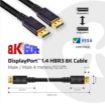 Obrázek Club3D Kabel certifikovaný DisplayPort 1.4 HBR3, 8K60Hz (M/M), černé koncovky, 4m, 24 AWG