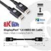 Obrázek Club3D Kabel certifikovaný DisplayPort 1.4, HBR3, 8K60Hz (M/M), 3m, 28 AWG