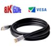 Obrázek Club3D Kabel certifikovaný DisplayPort 1.4, HBR3, 8K60Hz (M/M), stříbrné koncovky, 4m, 24 AWG