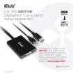 Obrázek Club3D Adaptér aktivní DisplayPort na Dual Link DVI-D, USB napájení, 60cm, HDCP ON