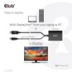 Obrázek Club3D Adaptér aktivní DisplayPort na Dual Link DVI-D, USB napájení, 60cm, HDCP ON