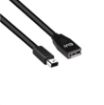 Obrázek Club3D Prodlužovací kabel Mini DisplayPort 1.4 na DisplayPort 8K 60Hz DSC 1.2 HBR3 HDR Bidirectional (M/F), 1m