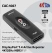 Obrázek Club3D Adaptér aktivní DisplayPort 1.4 Repeater 4K120HZ HBR3 (F/F), černá